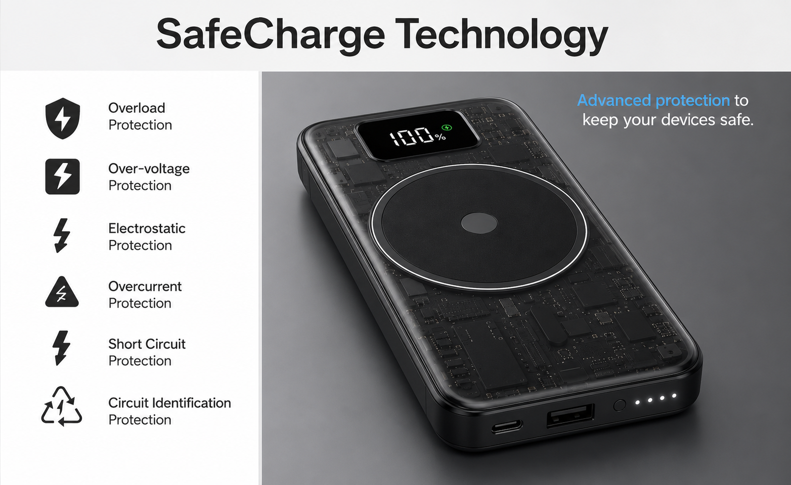 SafeCharge technology diagram